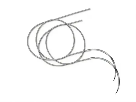 Sutura quirúrgica de aleación con memoria de forma de nitinol