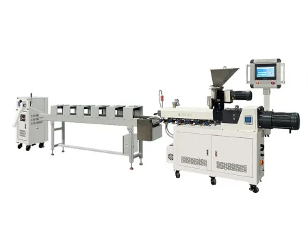 Línea de peletización de doble husillo con transportador de refrigeración por aire, BP-8177-ZB