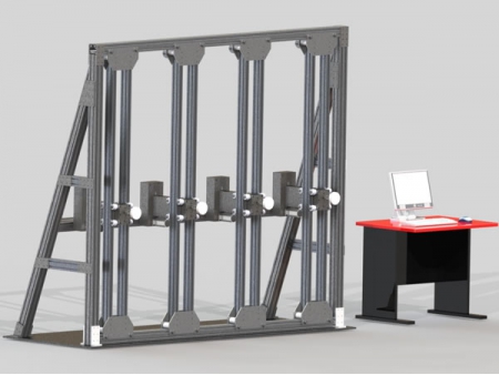 Máquina para prueba de empuje horizontal