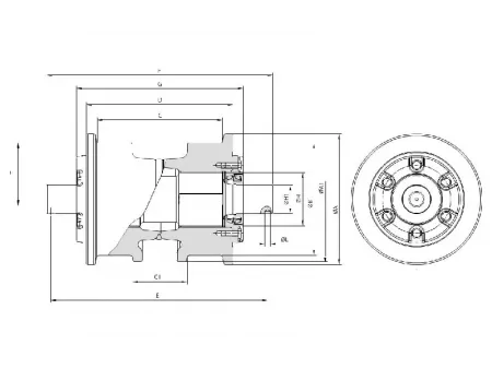 Rodillo superior para bulldozer Caterpillar D10T