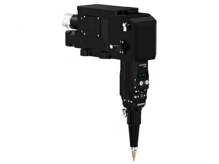 Cabezal de corte láser de fibra biselado de 15 kW (péndulo simple , ángulo recto, autoenfocable)