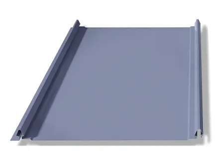 Panel metálico para techo preparado para sistema solar