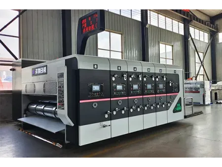 Impresora, ranuradora, troqueladora rotativa con alimentador de borde delantero, CZYL-C