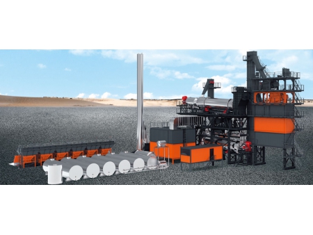 Planta de mezcla asfáltica continua
