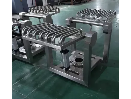 Estación de descarga de bolsas grandes (con unidades de masaje neumático)