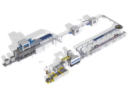 Línea de producción de latas para bebidas y alimentos