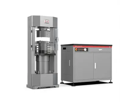 Máquina de ensayo de compresión, control de servoválvula