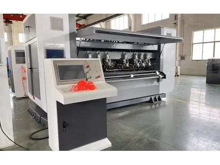 Máquina cortadora hendidora de cuchillas finas