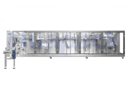 Envasadora de bolsas prefabricadas, llenado con 1 boquilla