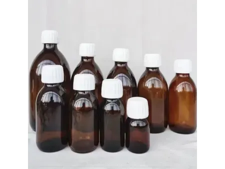 Botellas de vidrio para líquidos orales