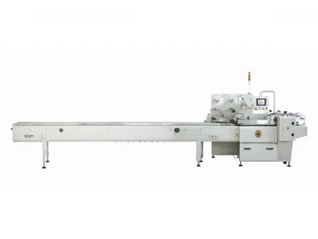 Envasadora horizontal flow pack SF-J para envasado múltiple