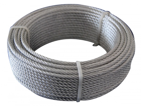 Cable de alambre galvanizado 7X7, cable para aeronaves