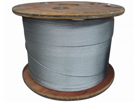 Cable de alambre galvanizado 7X19, cable para aeronaves