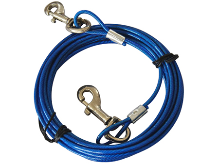 Correa de cable para perros de menos de 80 libras