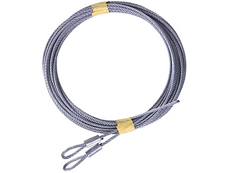 Cable espiral de acero para elevar puertas de 7 pies