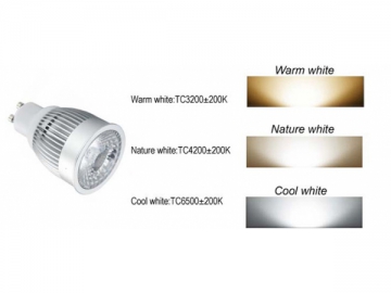 Foco LED GU10 COB 7W B7