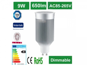 Foco LED GU10 COB 9W B8