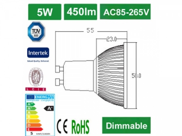 Foco LED GU10 COB 5W B10