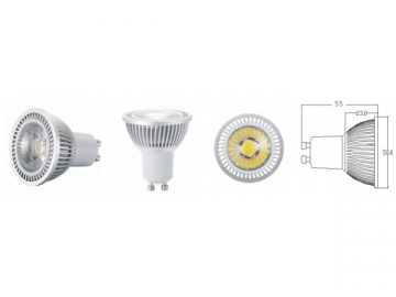 Foco LED GU10 COB 5W B13