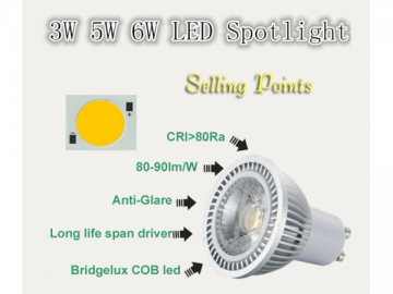 Foco LED GU10 COB 5W B13