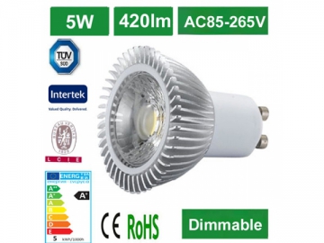 Foco LED GU10 COB 5W B18