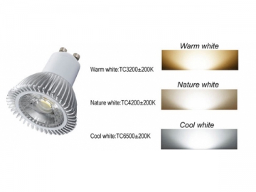 Foco LED GU10 COB 5W B18