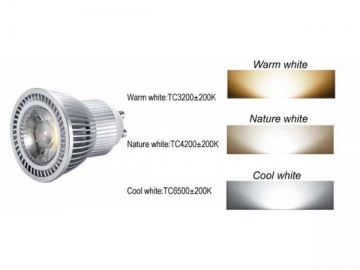 Foco LED GU10 COB 6W B19