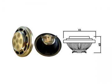 Foco LED de alta potencia 6W G53 AR111