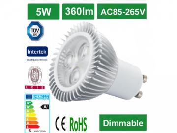 Foco LED de alta potencia 5W GU10 B1