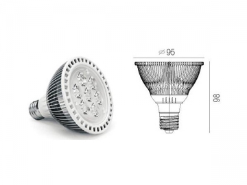 Foco LED de alta potencia 12 W PAR30