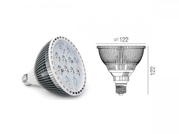 Foco LED de alta potencia 16W PAR38