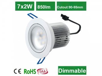 Luz empotrable LED de alta potencia 7x2W DL09106