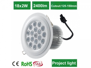 Luz empotrable LED de alta potencia 18x2W DL09106