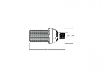 Bombillas de luz LED 30W C25 SMD 3528