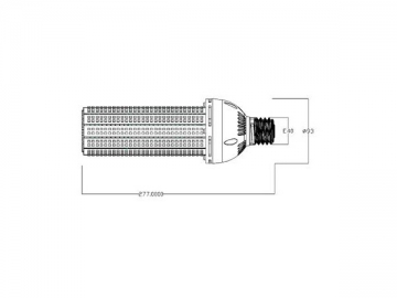 Bombillas de luz LED 60W C27 SMD 3528