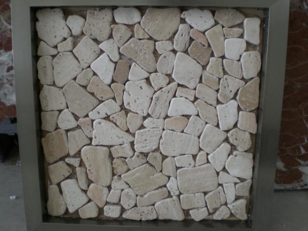 Baldosa mosaico travertino beige | Fabricante | ETW International