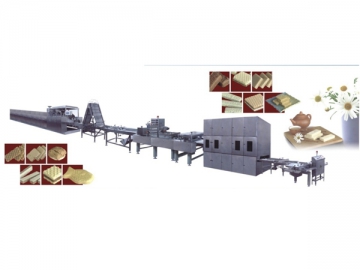 Línea de producción de galleta oblea totalmente automática