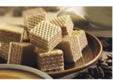 Línea de producción de galleta oblea totalmente automática