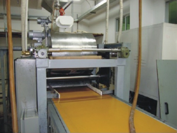 Línea automática formadora de barras de dulce