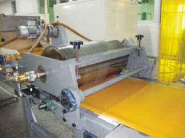 Línea automática formadora de barras de dulce