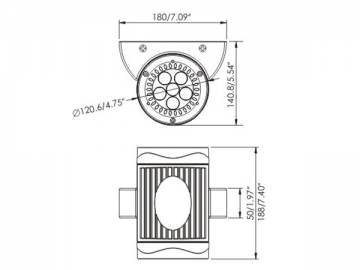 Lámpara de pared LED 30W WL-030-AW