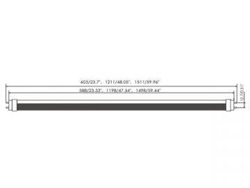 Tubo fluorescente LED L-T8