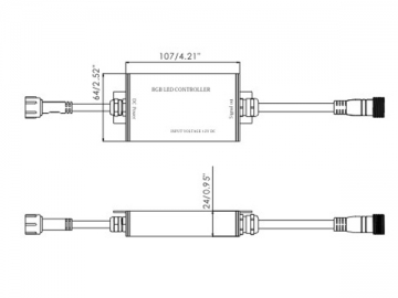 Controlador LED LC-0RGB-D5-02