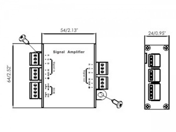 Amplificador LED LA-0RGBW-D5-01