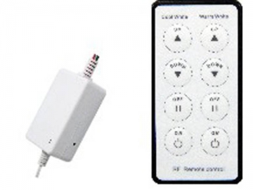 Control remoto de temperatura y brillo para panel de luces