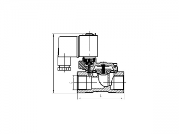 Válvula de solenoide de bajo consumo de energía RSQ