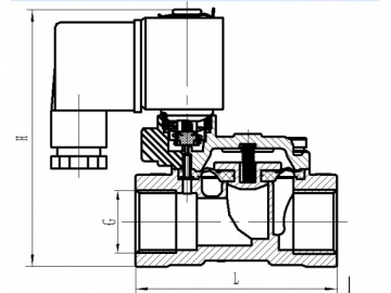 Válvula de solenoide de bajo consumo de energía RSQ