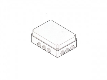 Caja de conexiones IP44 con cubierta a presión