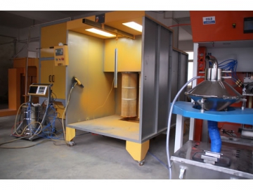 Cabina de pintura electrostática COLO-S-1517
