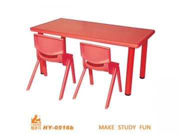 Mesa infantil rectangular